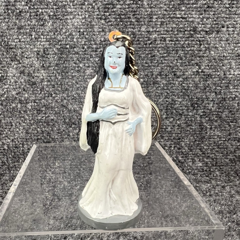 Vintage 1964 The Munsters Lily Munster Kayro 3" PVC Key Chain Figure Tv Show Toy